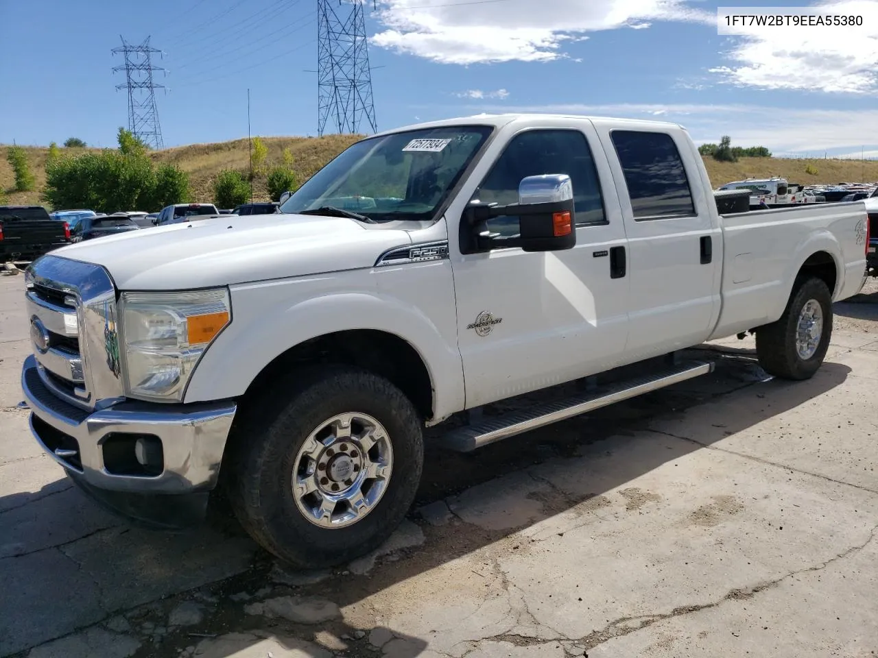 2014 Ford F250 Super Duty VIN: 1FT7W2BT9EEA55380 Lot: 72577934