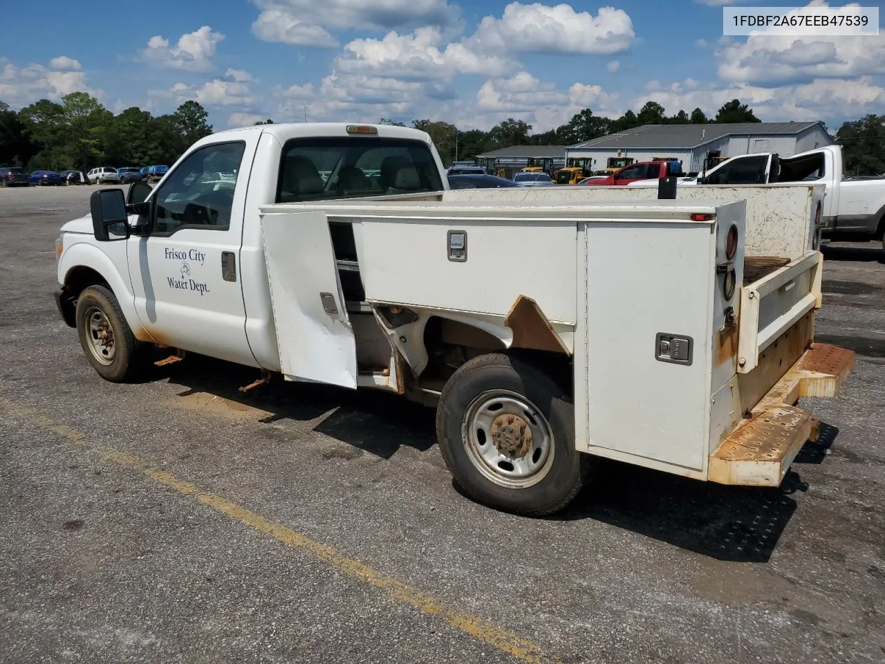 2014 Ford F250 Super Duty VIN: 1FDBF2A67EEB47539 Lot: 72679514