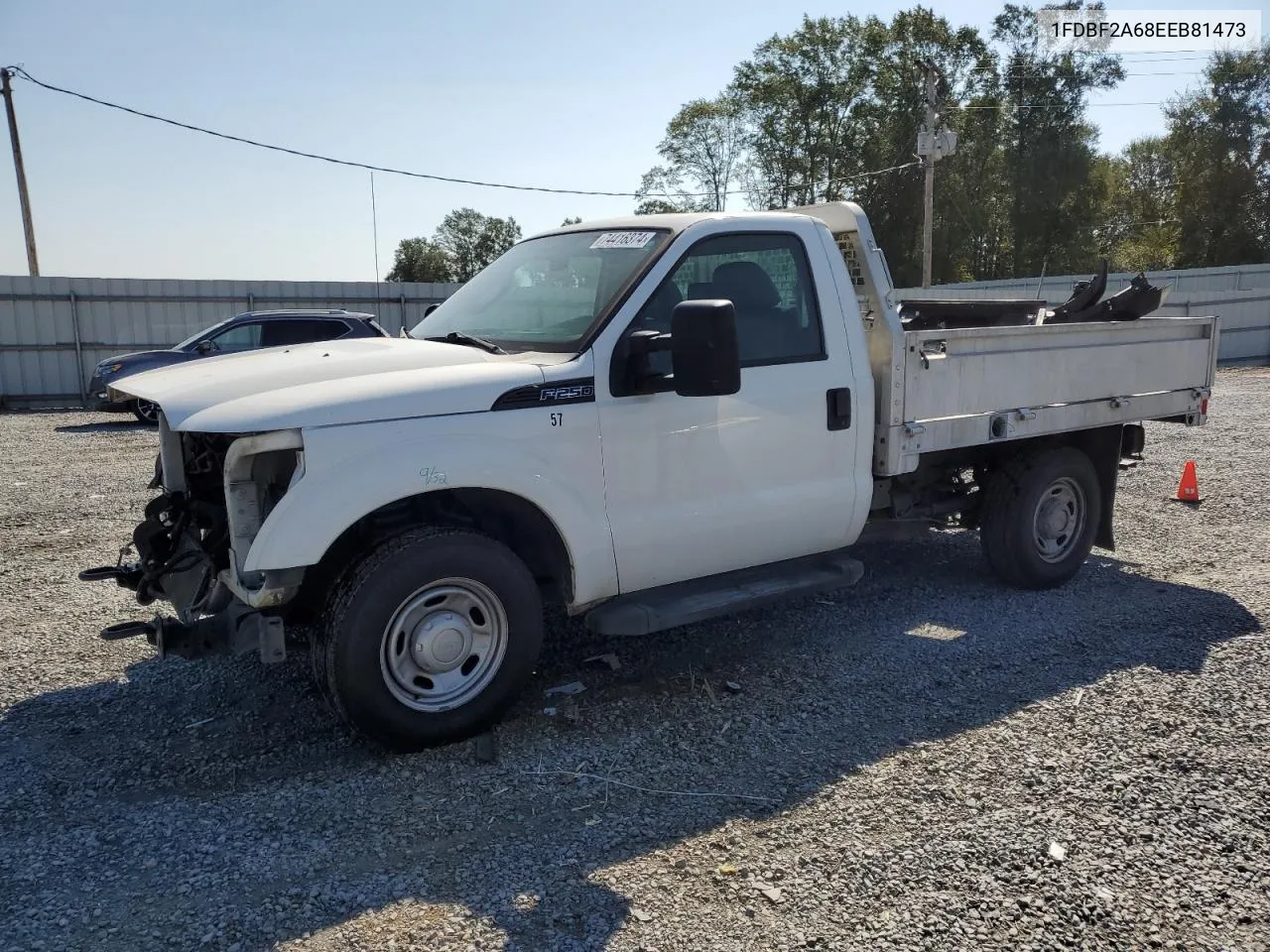 2014 Ford F250 Super Duty VIN: 1FDBF2A68EEB81473 Lot: 74416374