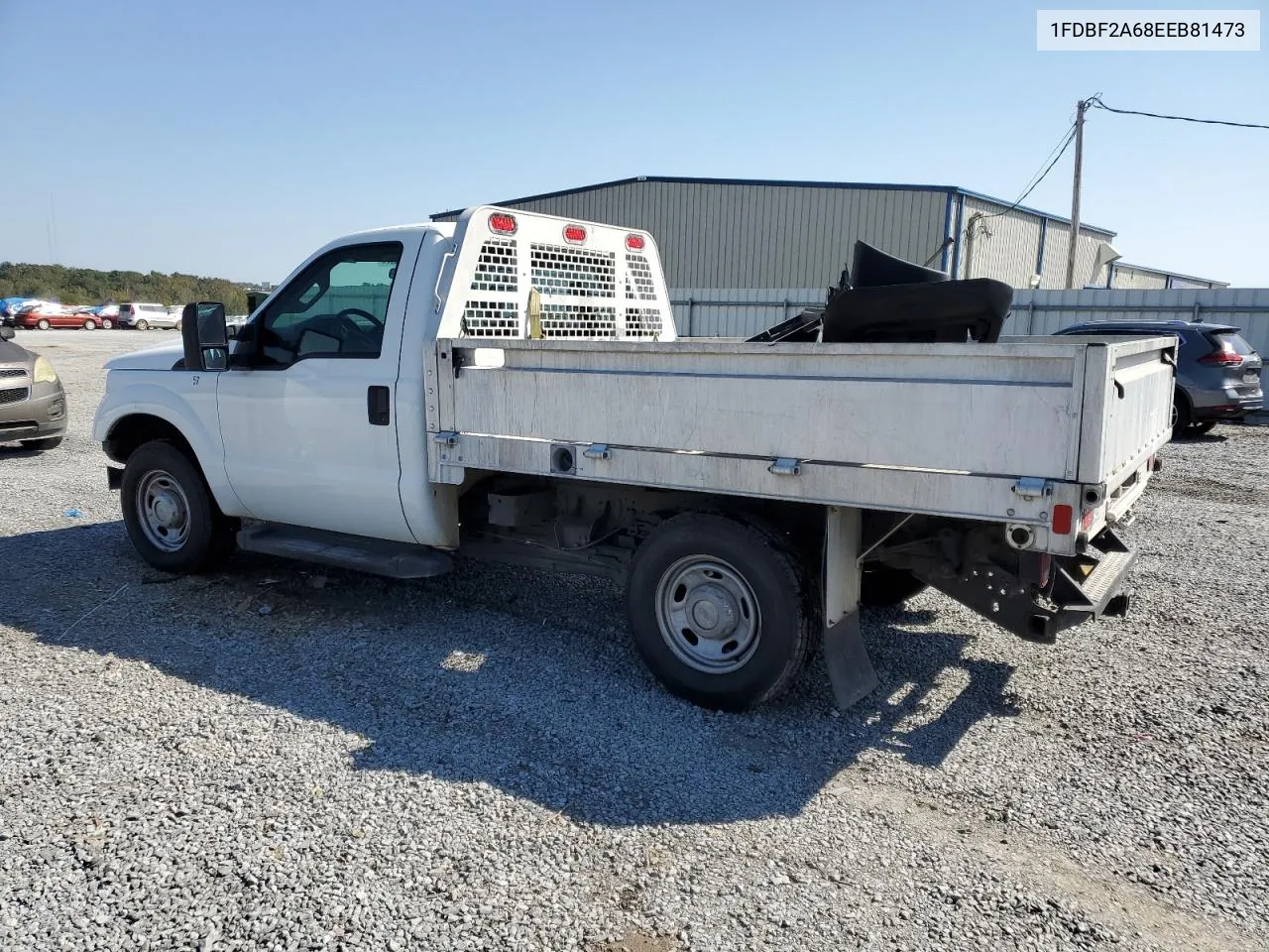 2014 Ford F250 Super Duty VIN: 1FDBF2A68EEB81473 Lot: 74416374