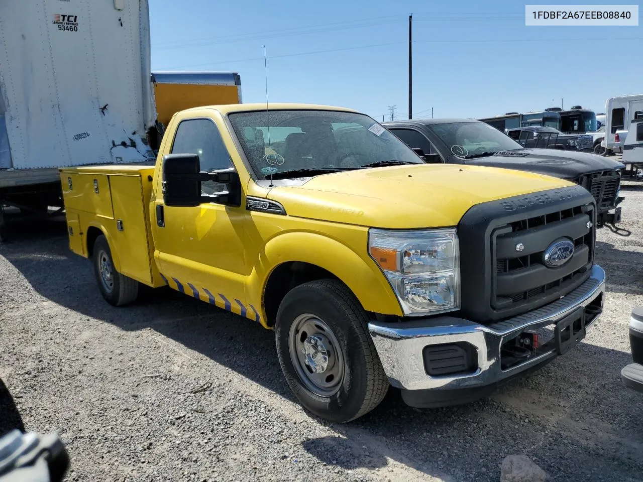 2014 Ford F250 Super Duty VIN: 1FDBF2A67EEB08840 Lot: 74859754