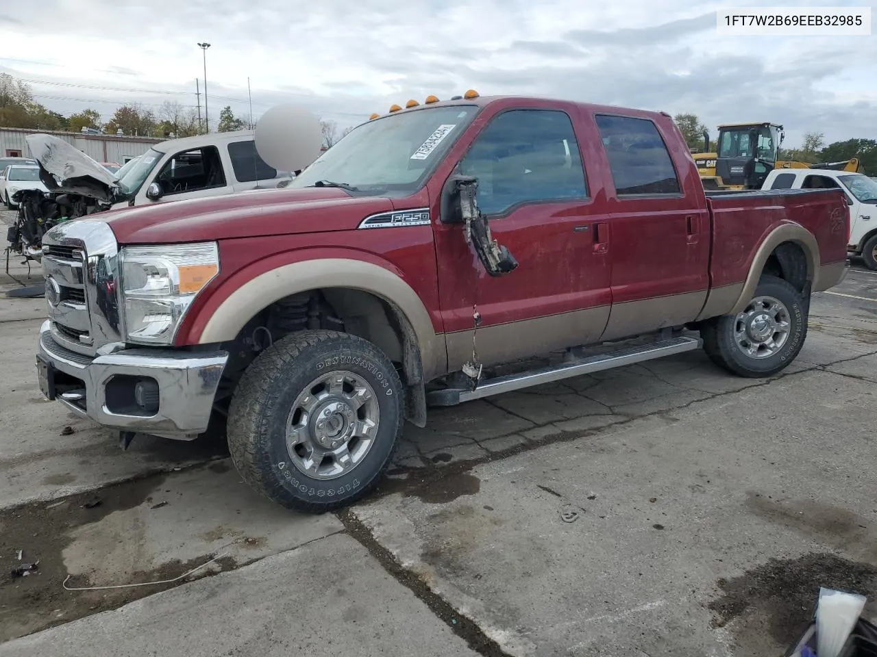 2014 Ford F250 Super Duty VIN: 1FT7W2B69EEB32985 Lot: 75894234