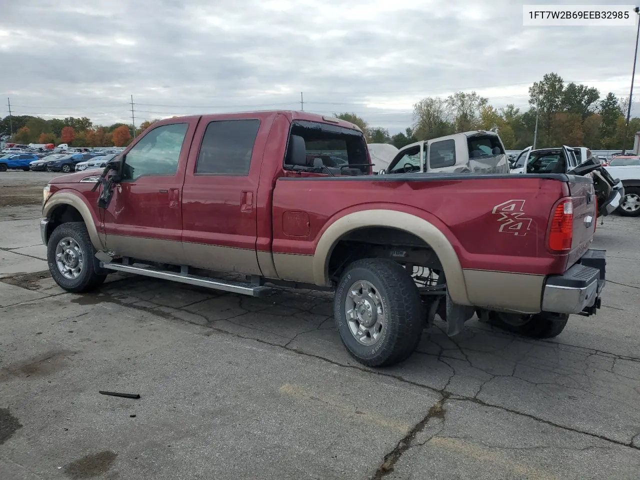 2014 Ford F250 Super Duty VIN: 1FT7W2B69EEB32985 Lot: 75894234