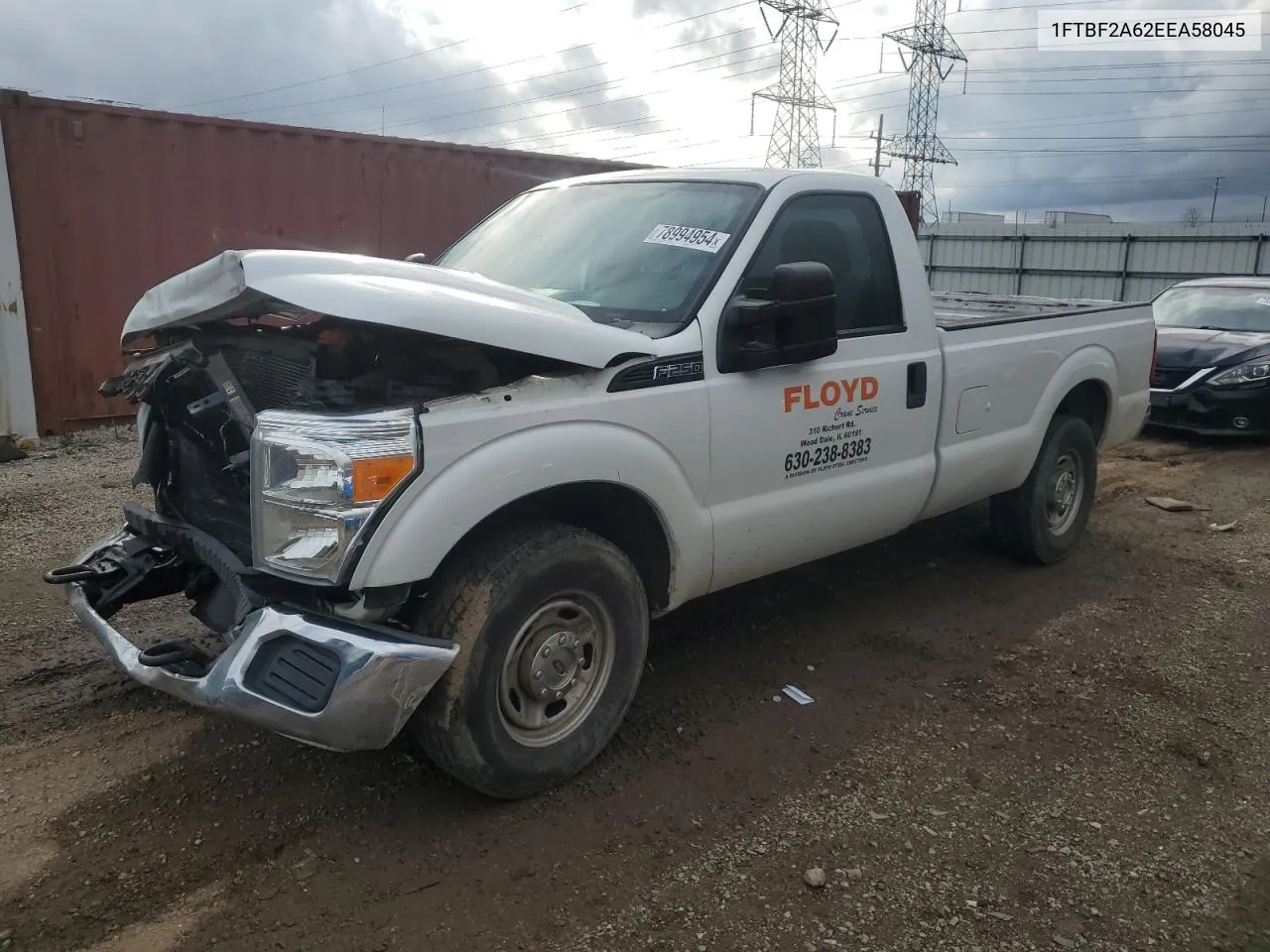 1FTBF2A62EEA58045 2014 Ford F250 Super Duty