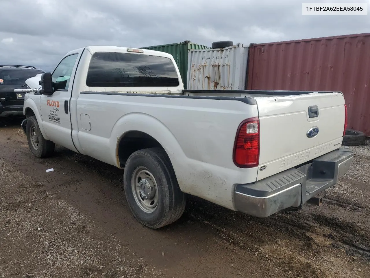 1FTBF2A62EEA58045 2014 Ford F250 Super Duty