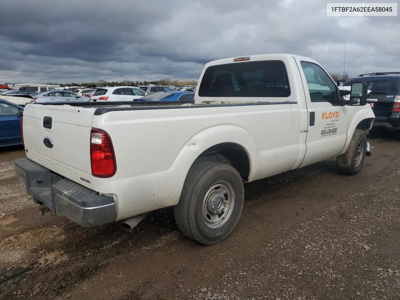 1FTBF2A62EEA58045 2014 Ford F250 Super Duty