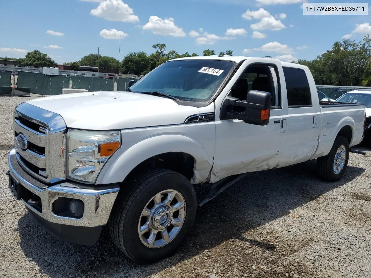 2015 Ford F250 Super Duty VIN: 1FT7W2B6XFED35711 Lot: 56760134