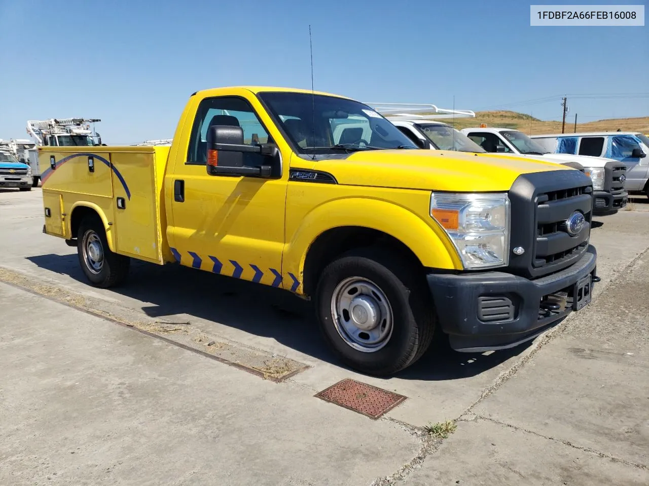 2015 Ford F250 Super Duty VIN: 1FDBF2A66FEB16008 Lot: 57303194