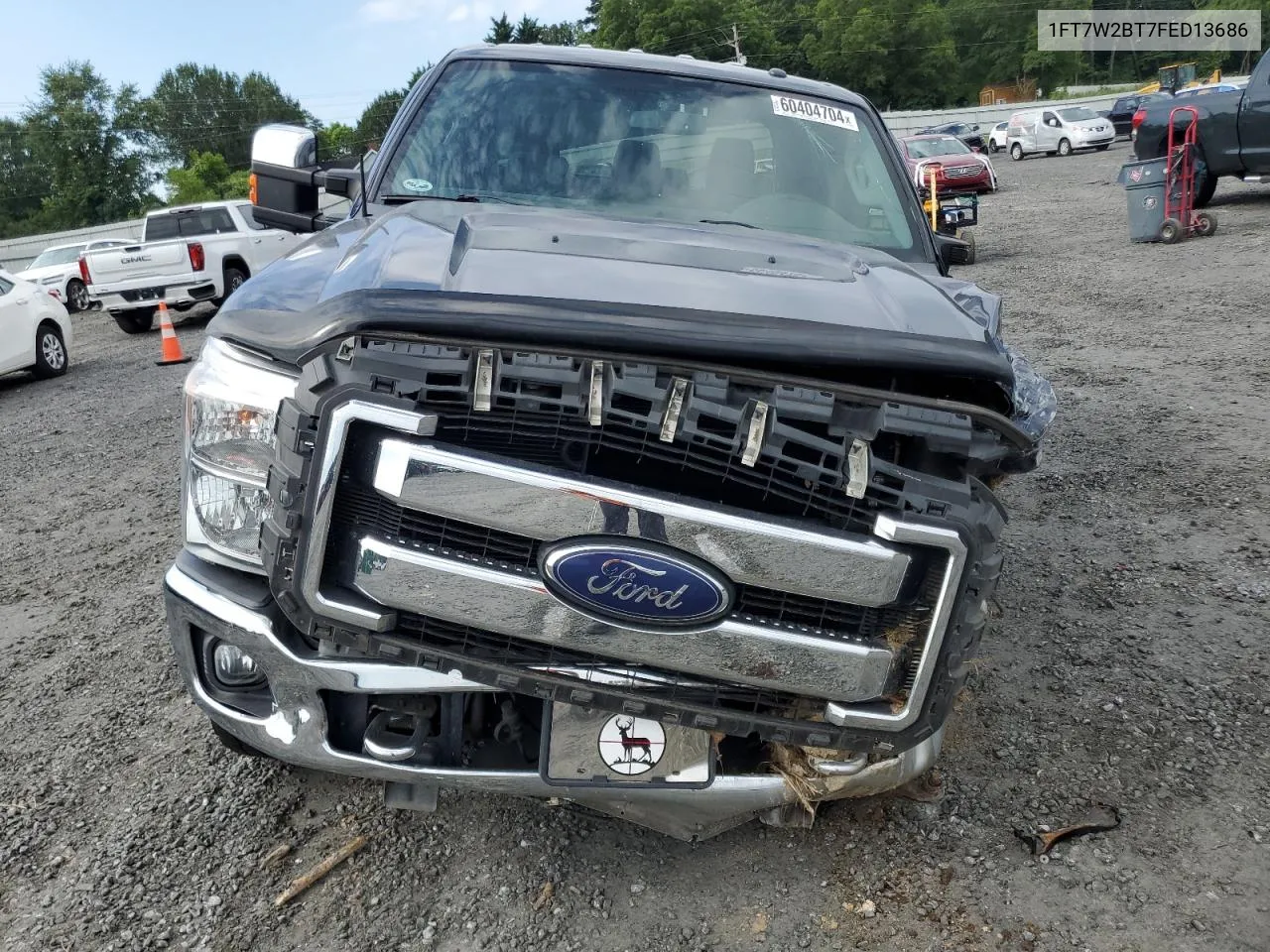 2015 Ford F250 Super Duty VIN: 1FT7W2BT7FED13686 Lot: 60404704