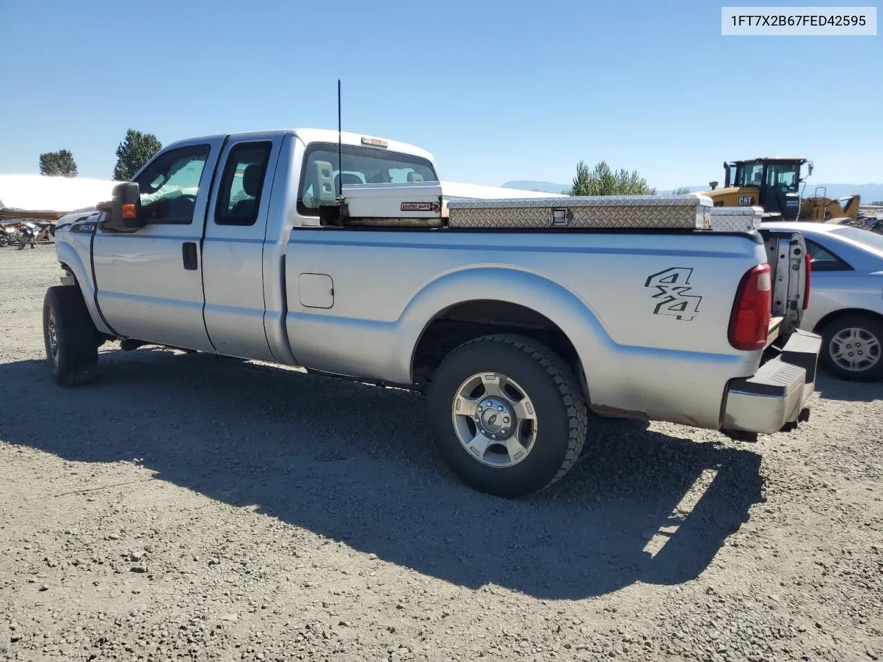 2015 Ford F250 Super Duty VIN: 1FT7X2B67FED42595 Lot: 61123674