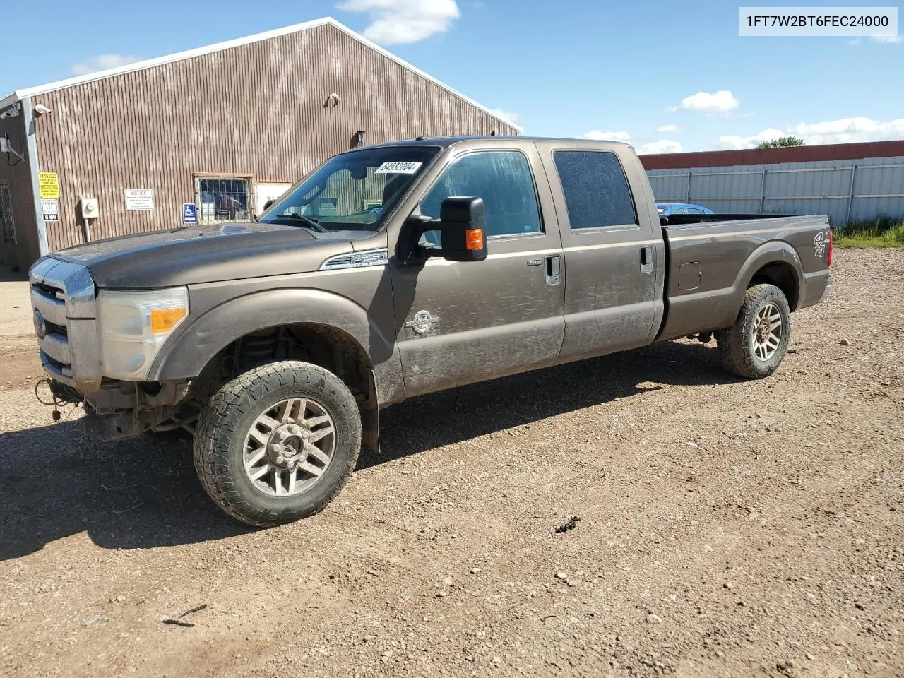 1FT7W2BT6FEC24000 2015 Ford F250 Super Duty