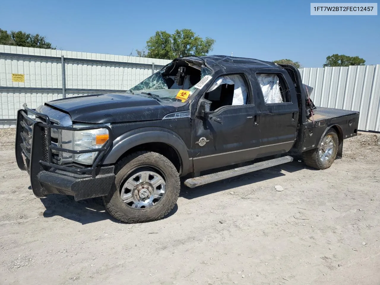 2015 Ford F250 Super Duty VIN: 1FT7W2BT2FEC12457 Lot: 67090934