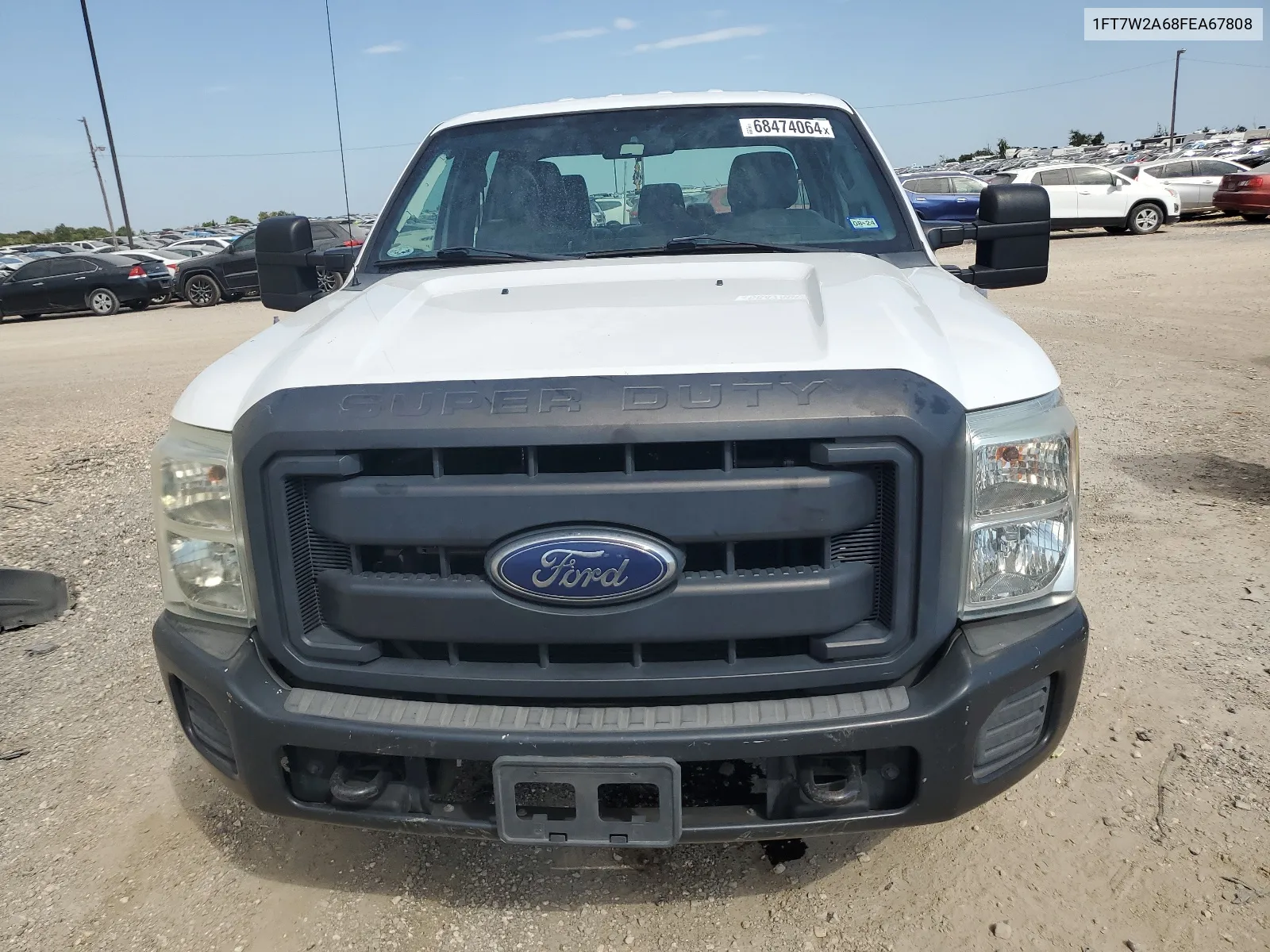 2015 Ford F250 Super Duty VIN: 1FT7W2A68FEA67808 Lot: 68474064