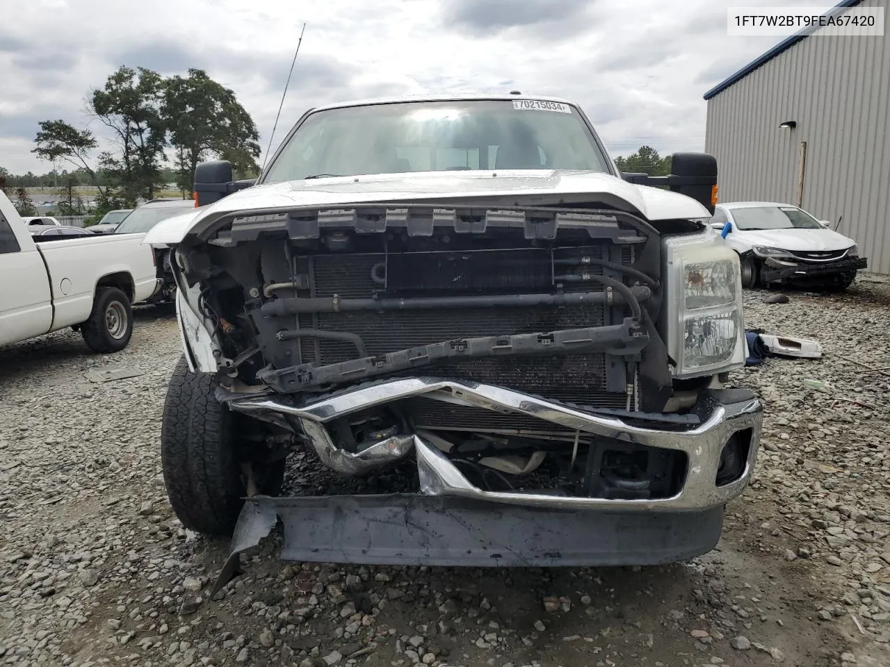 1FT7W2BT9FEA67420 2015 Ford F250 Super Duty