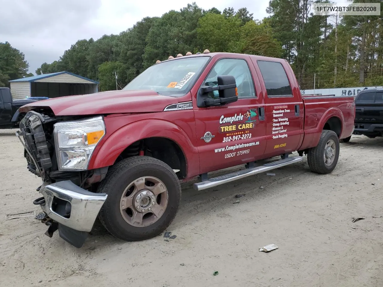 1FT7W2BT3FEB20208 2015 Ford F250 Super Duty