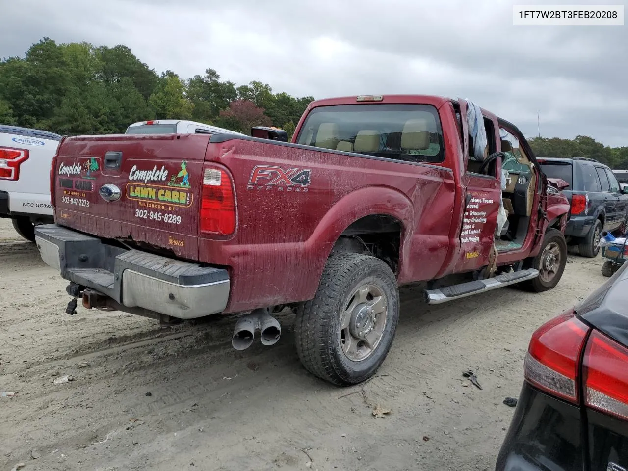 2015 Ford F250 Super Duty VIN: 1FT7W2BT3FEB20208 Lot: 71573024