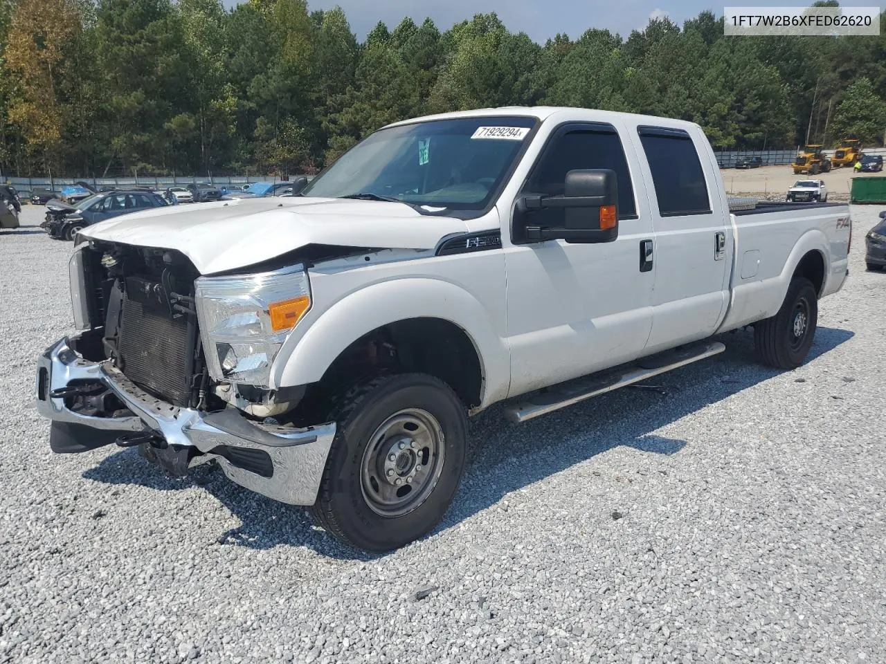 2015 Ford F250 Super Duty VIN: 1FT7W2B6XFED62620 Lot: 71929294