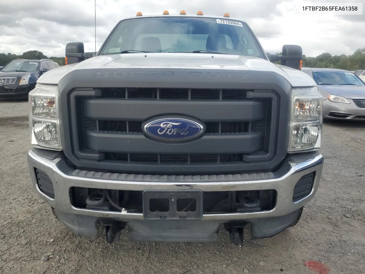 2015 Ford F250 Super Duty VIN: 1FTBF2B65FEA61358 Lot: 72133504