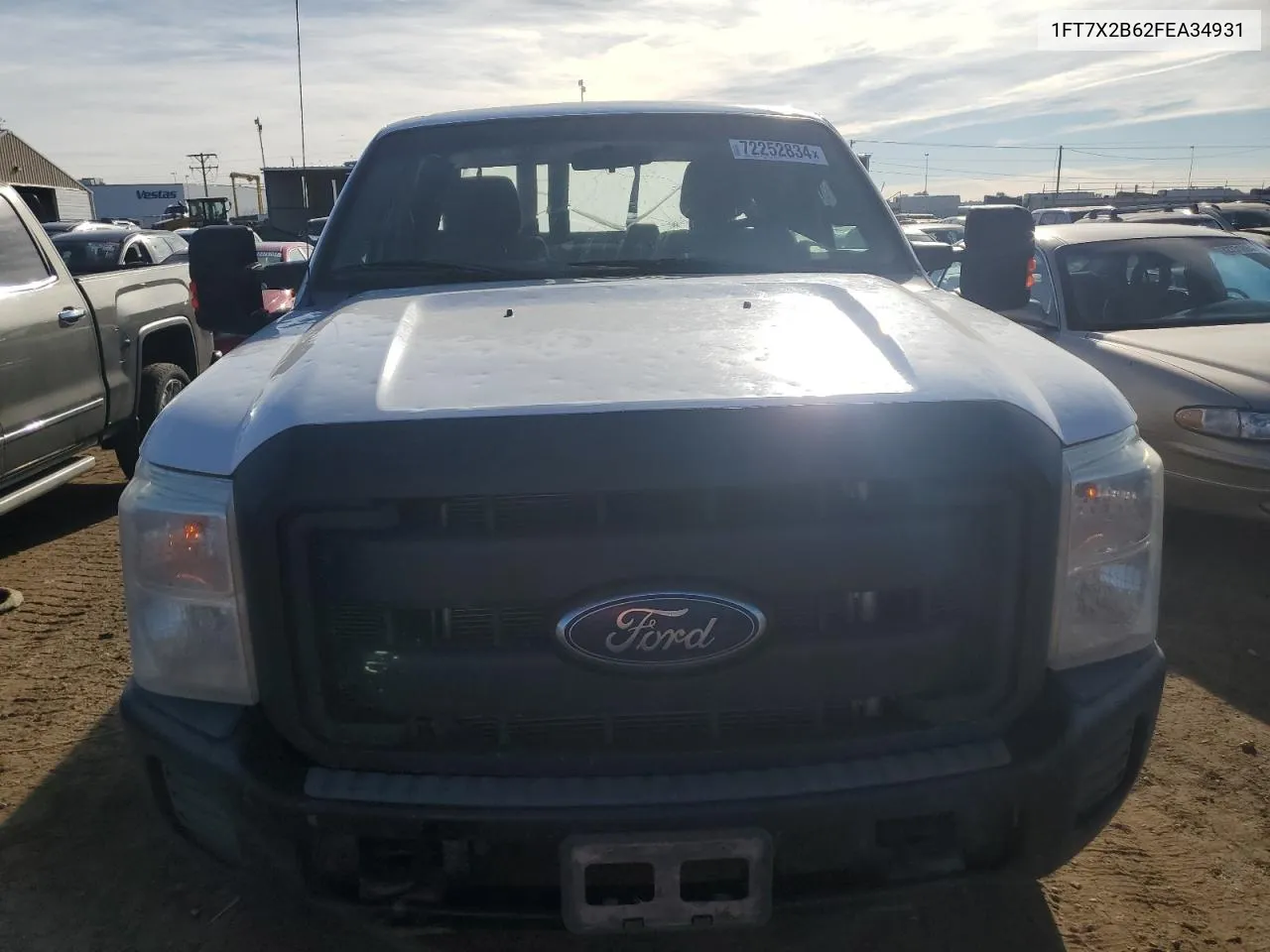 2015 Ford F250 Super Duty VIN: 1FT7X2B62FEA34931 Lot: 72252834