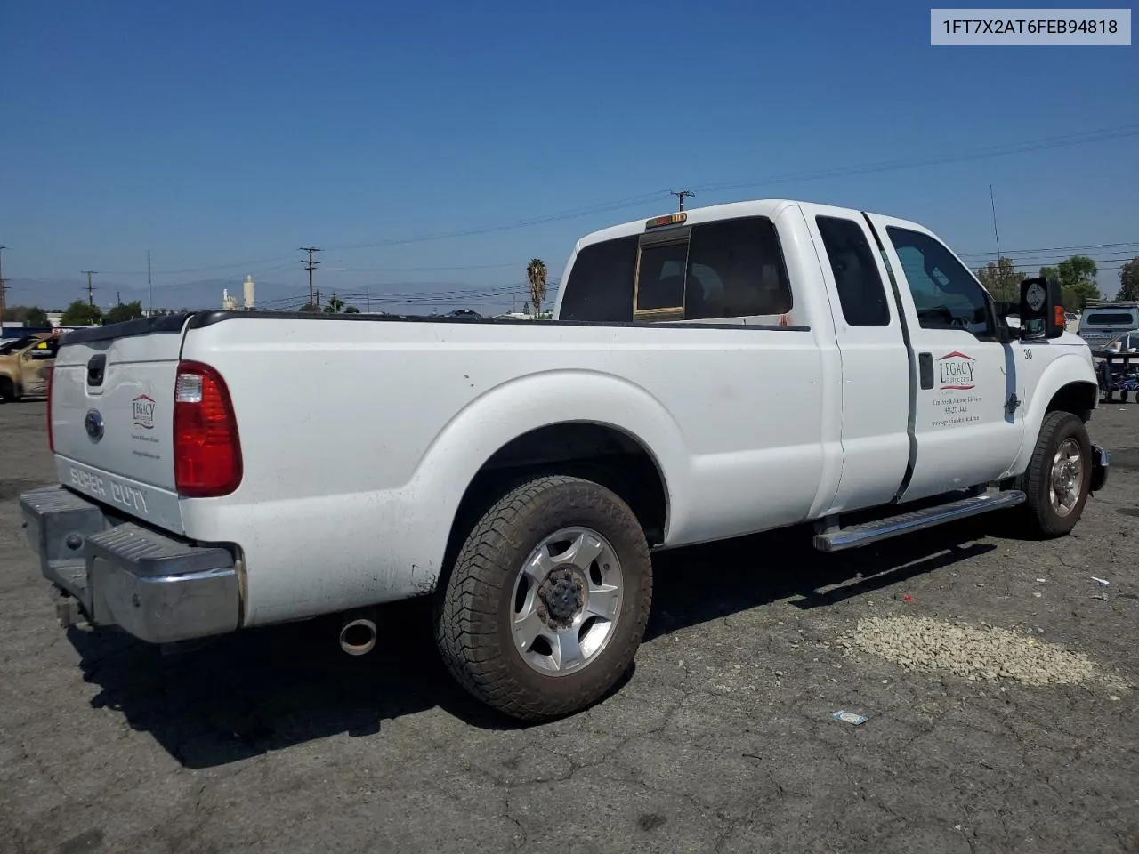 2015 Ford F250 Super Duty VIN: 1FT7X2AT6FEB94818 Lot: 72415624