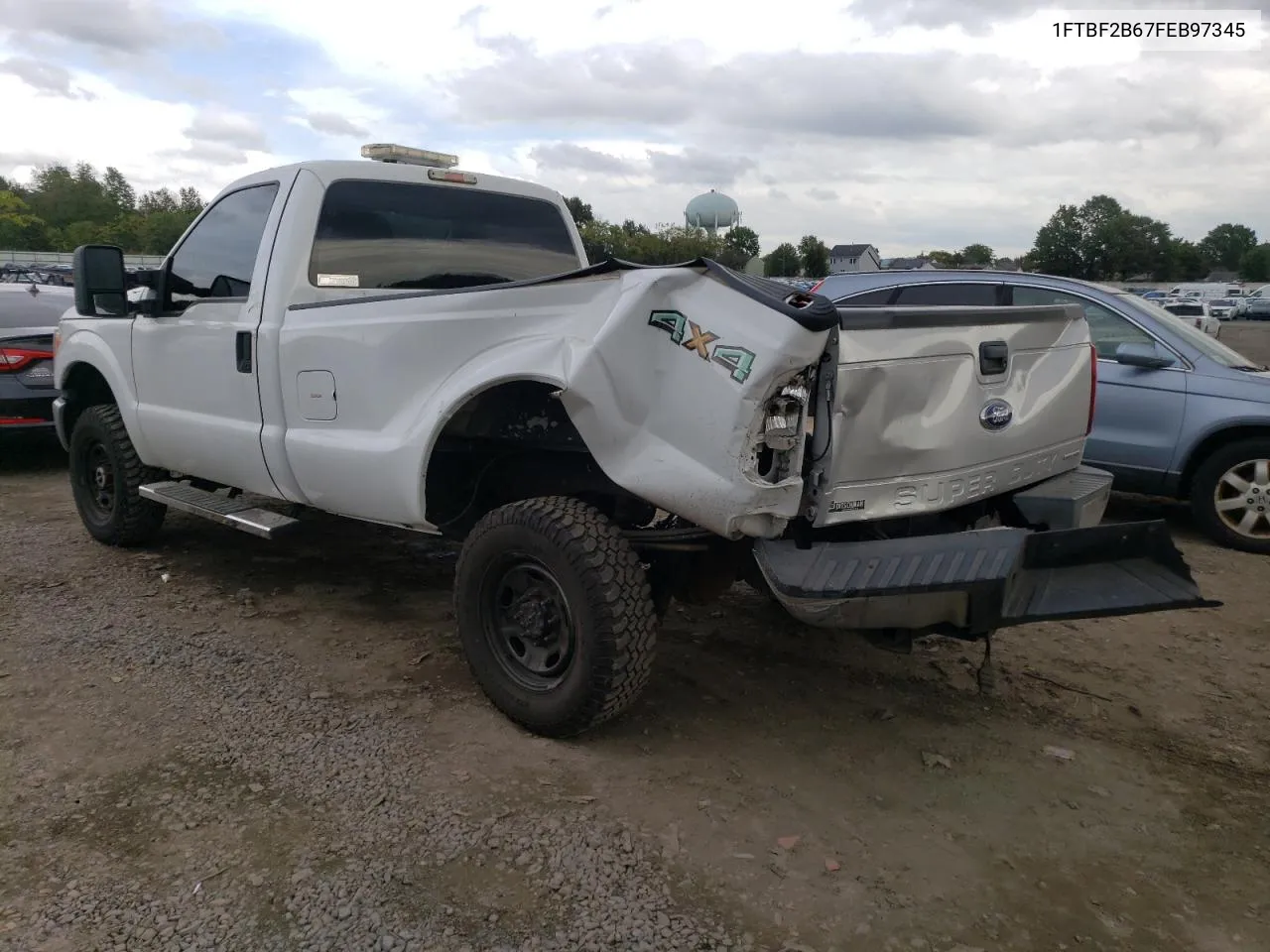 1FTBF2B67FEB97345 2015 Ford F250 Super Duty