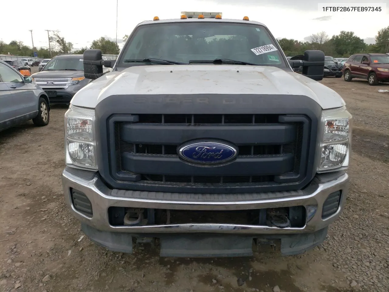 2015 Ford F250 Super Duty VIN: 1FTBF2B67FEB97345 Lot: 72718994