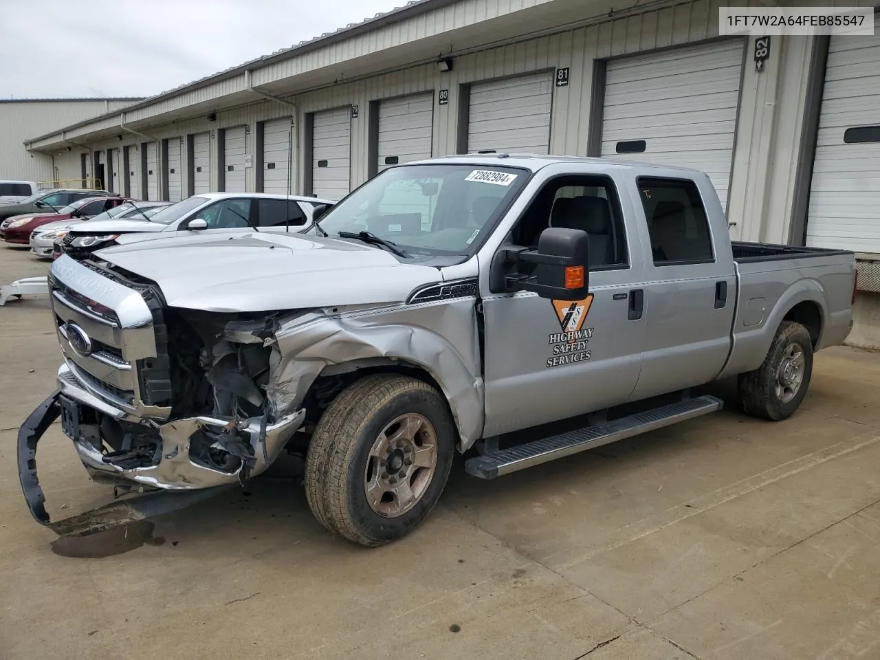 2015 Ford F250 Super Duty VIN: 1FT7W2A64FEB85547 Lot: 72882984