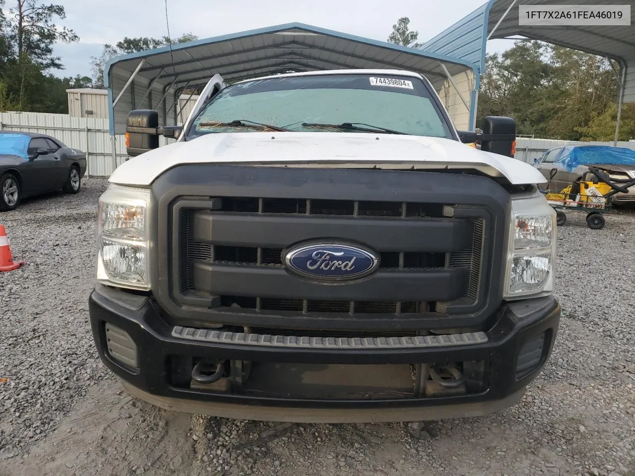 2015 Ford F250 Super Duty VIN: 1FT7X2A61FEA46019 Lot: 74439804