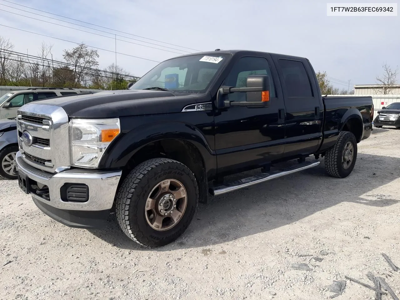 2015 Ford F250 Super Duty VIN: 1FT7W2B63FEC69342 Lot: 77810194