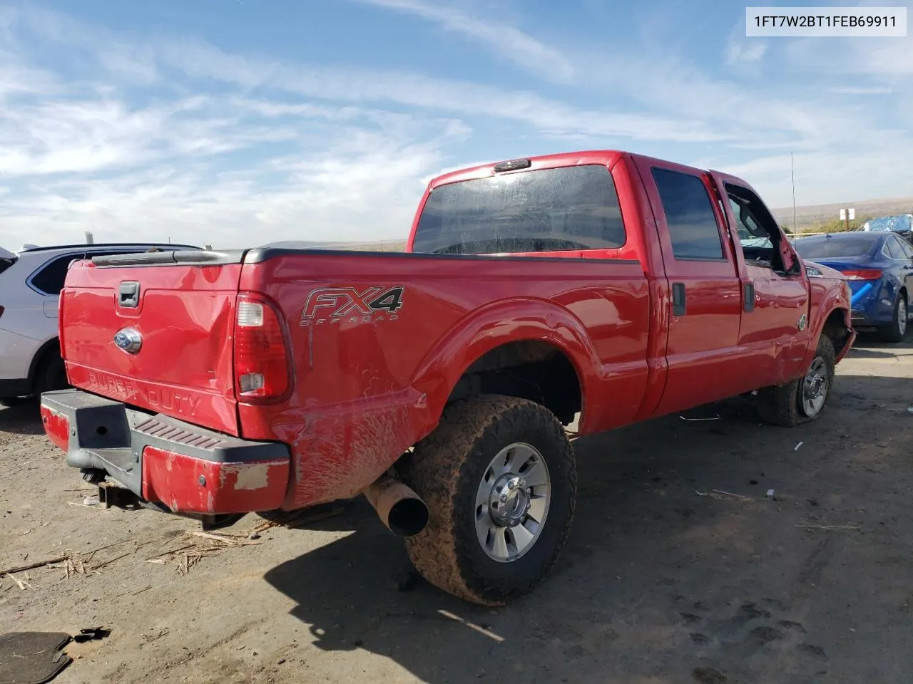 2015 Ford F250 Super Duty VIN: 1FT7W2BT1FEB69911 Lot: 78677624