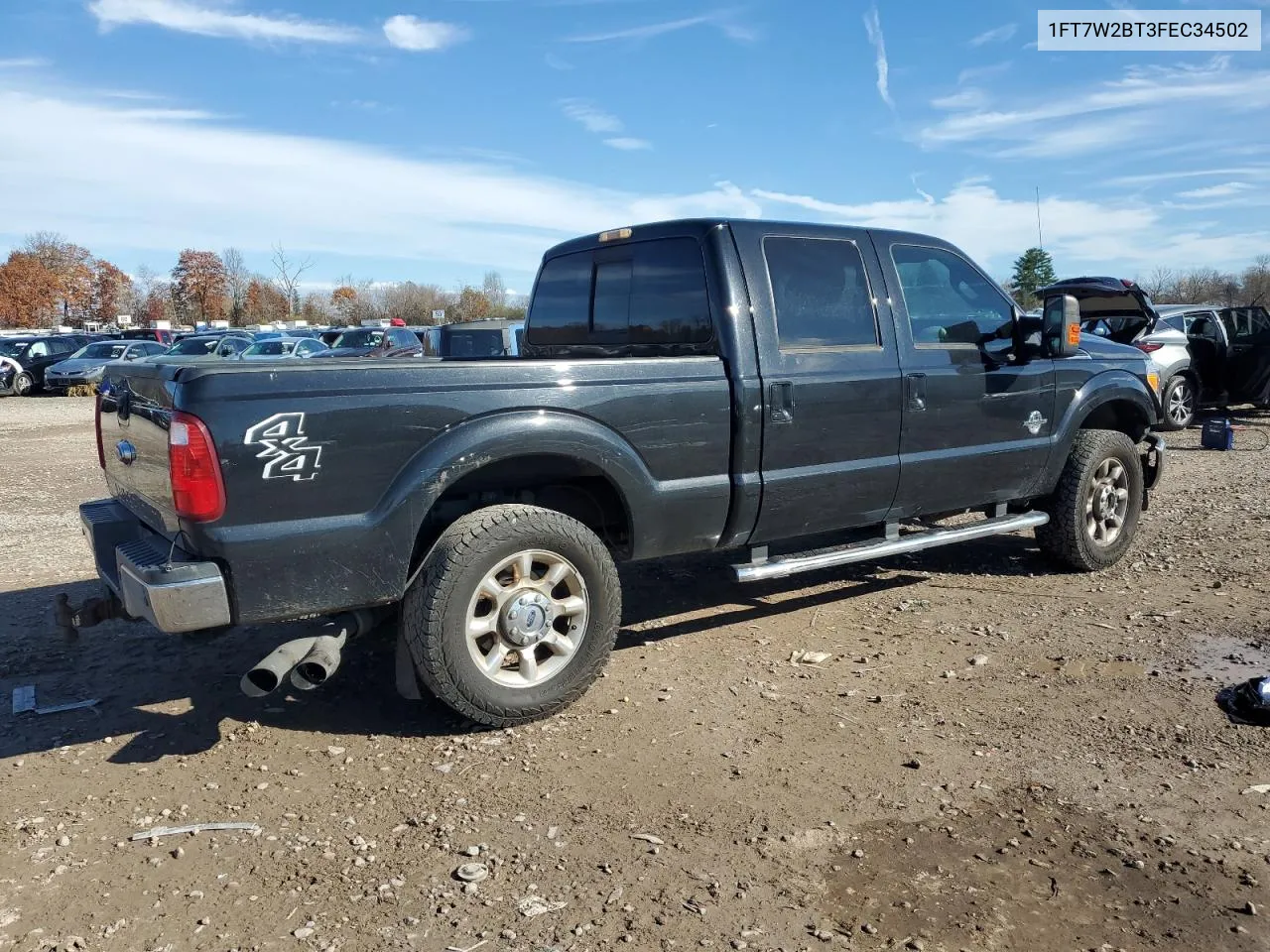 2015 Ford F250 Super Duty VIN: 1FT7W2BT3FEC34502 Lot: 78793504