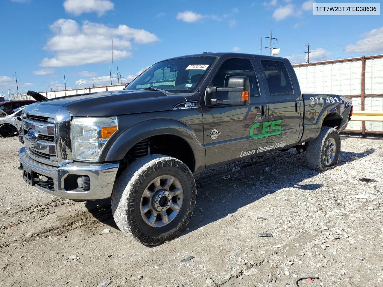 2015 Ford F250 Super Duty VIN: 1FT7W2BT7FED38636 Lot: 79123164