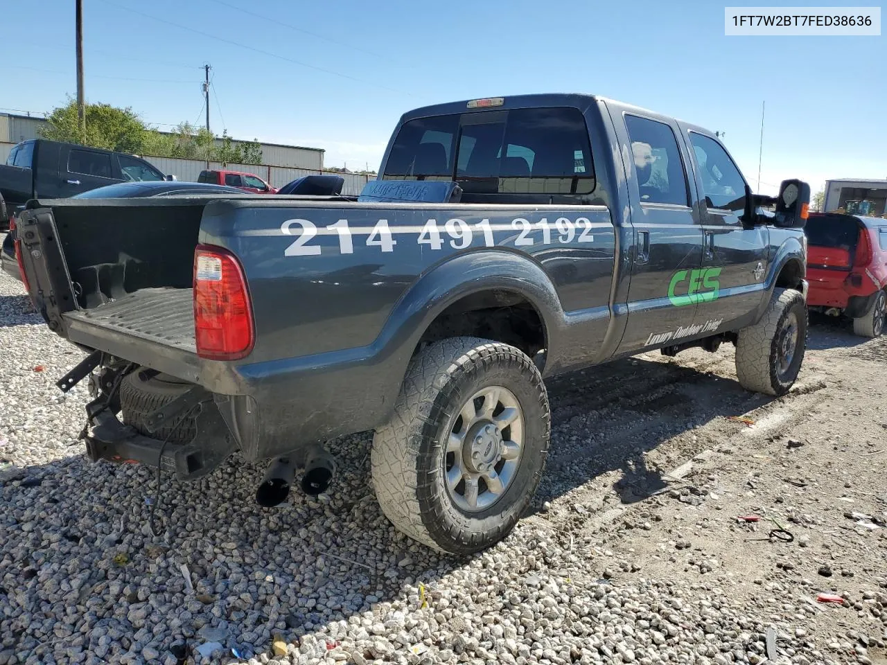 2015 Ford F250 Super Duty VIN: 1FT7W2BT7FED38636 Lot: 79123164