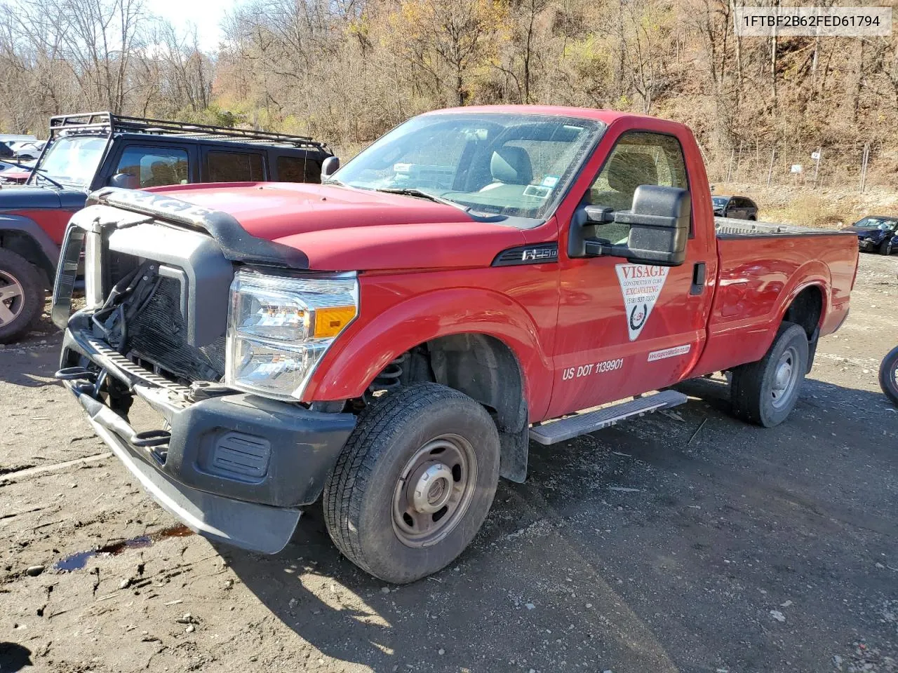 2015 Ford F250 Super Duty VIN: 1FTBF2B62FED61794 Lot: 79897084