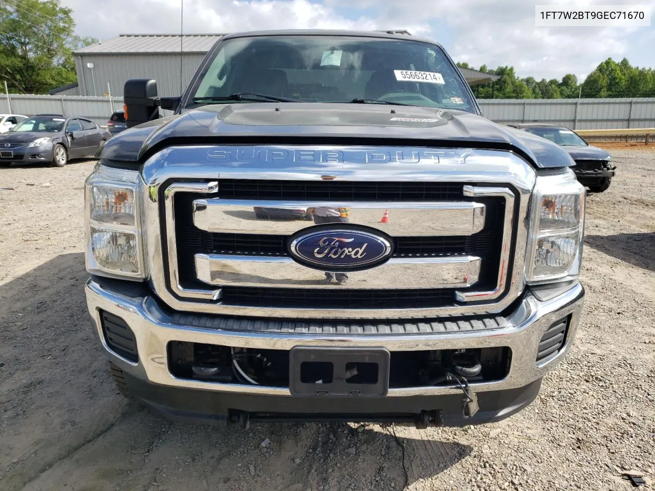 2016 Ford F250 Super Duty VIN: 1FT7W2BT9GEC71670 Lot: 55663214