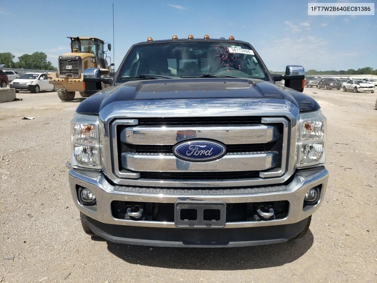 2016 Ford F250 Super Duty VIN: 1FT7W2B64GEC81386 Lot: 56113494