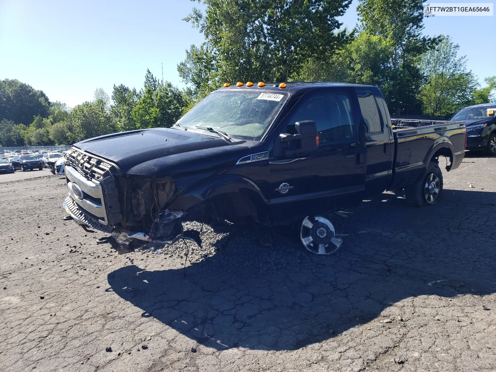 2016 Ford F250 Super Duty VIN: 1FT7W2BT1GEA65646 Lot: 57744744