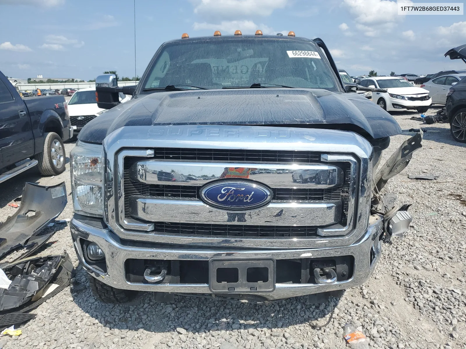 2016 Ford F250 Super Duty VIN: 1FT7W2B68GED37443 Lot: 66298844