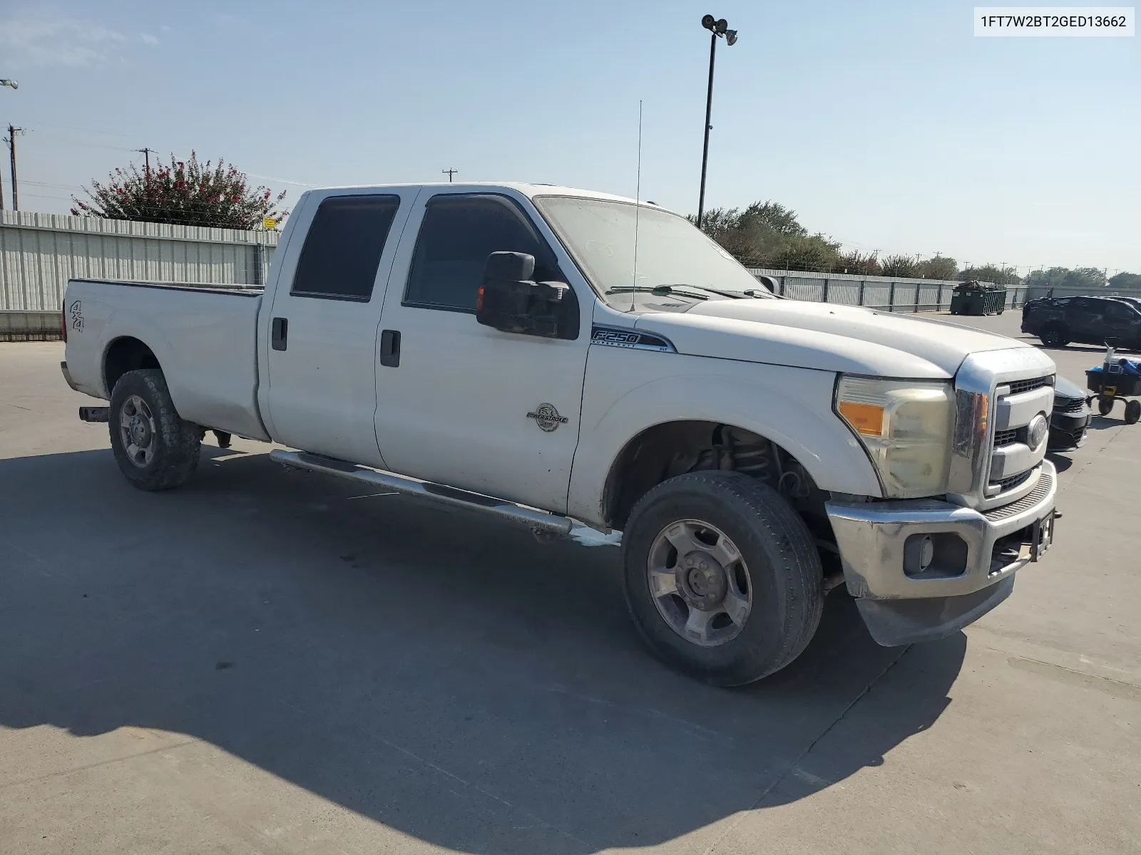 2016 Ford F250 Super Duty VIN: 1FT7W2BT2GED13662 Lot: 67215814