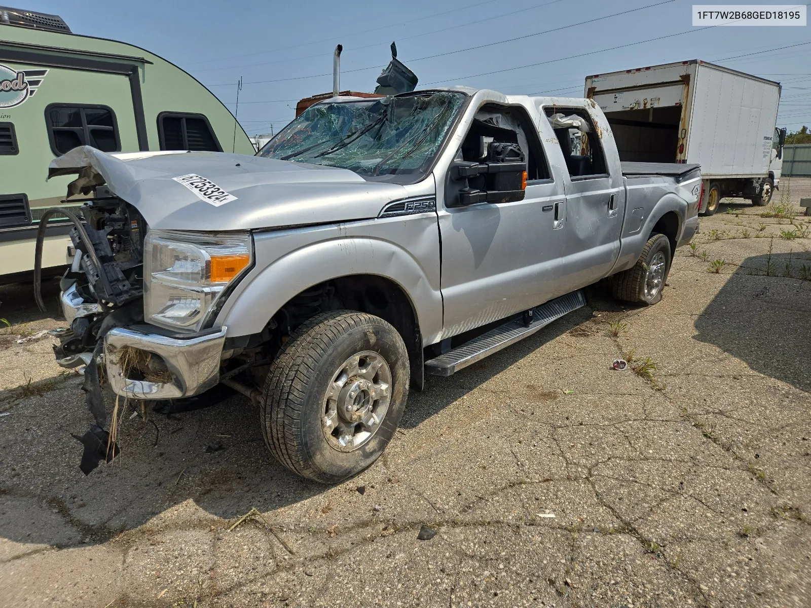 2016 Ford F250 Super Duty VIN: 1FT7W2B68GED18195 Lot: 67253324