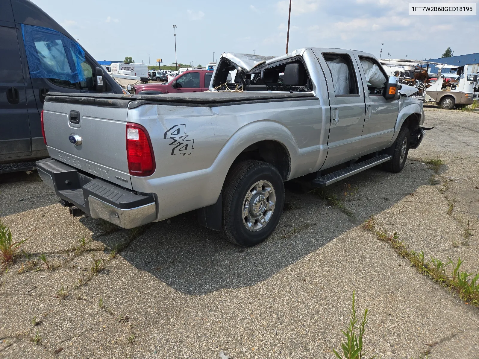 2016 Ford F250 Super Duty VIN: 1FT7W2B68GED18195 Lot: 67253324