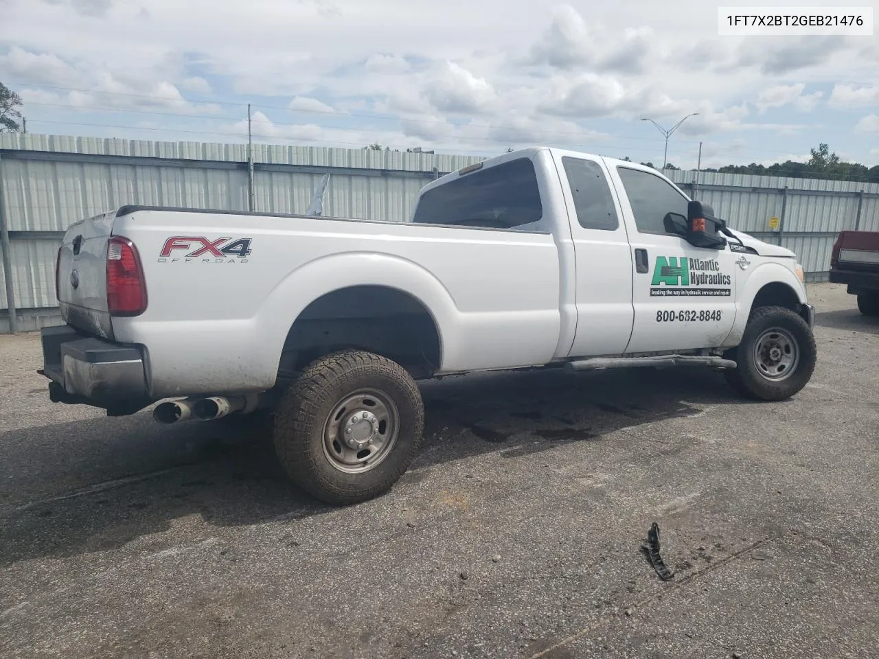 2016 Ford F250 Super Duty VIN: 1FT7X2BT2GEB21476 Lot: 67820354