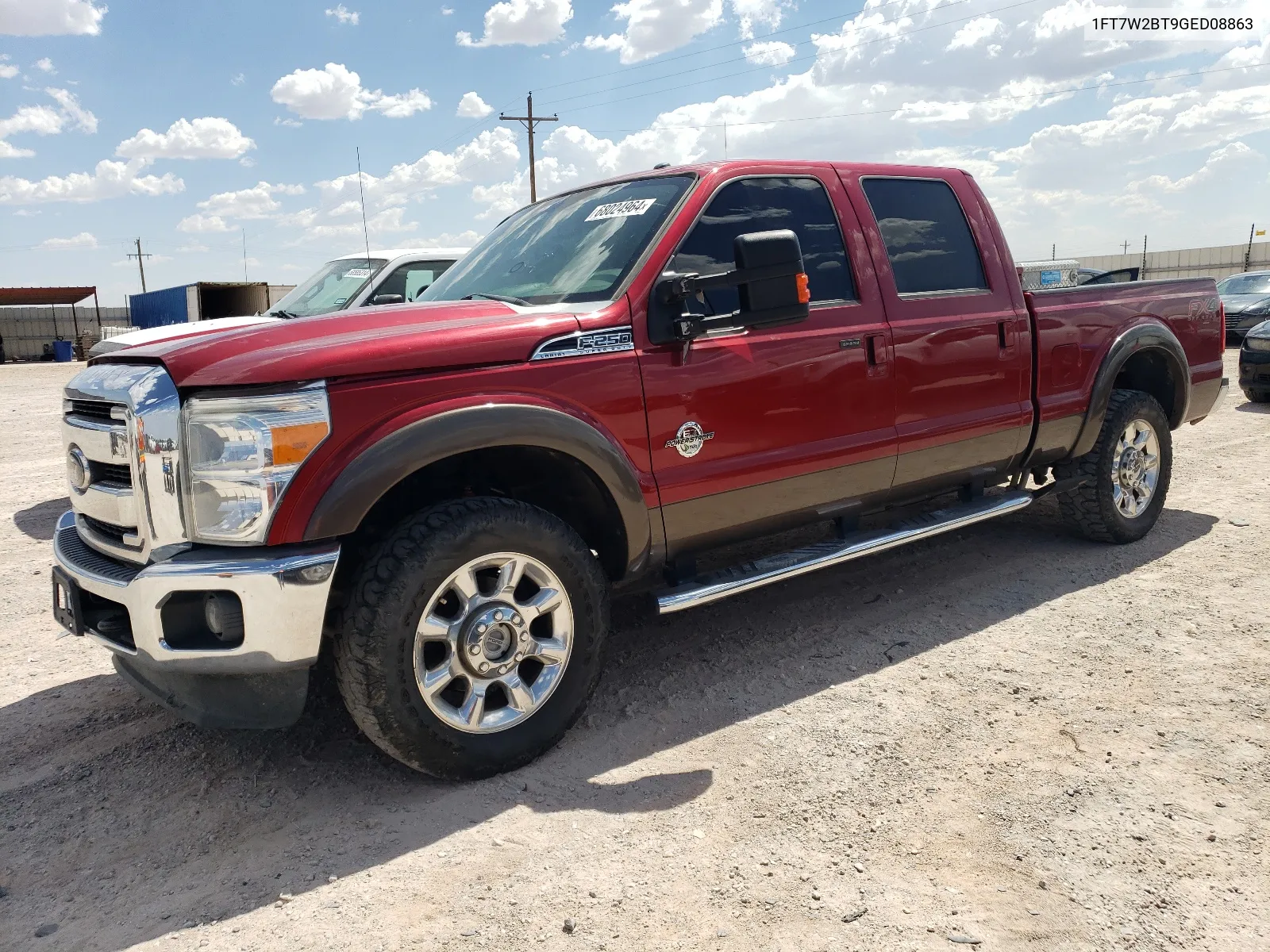 2016 Ford F250 Super Duty VIN: 1FT7W2BT9GED08863 Lot: 68024964