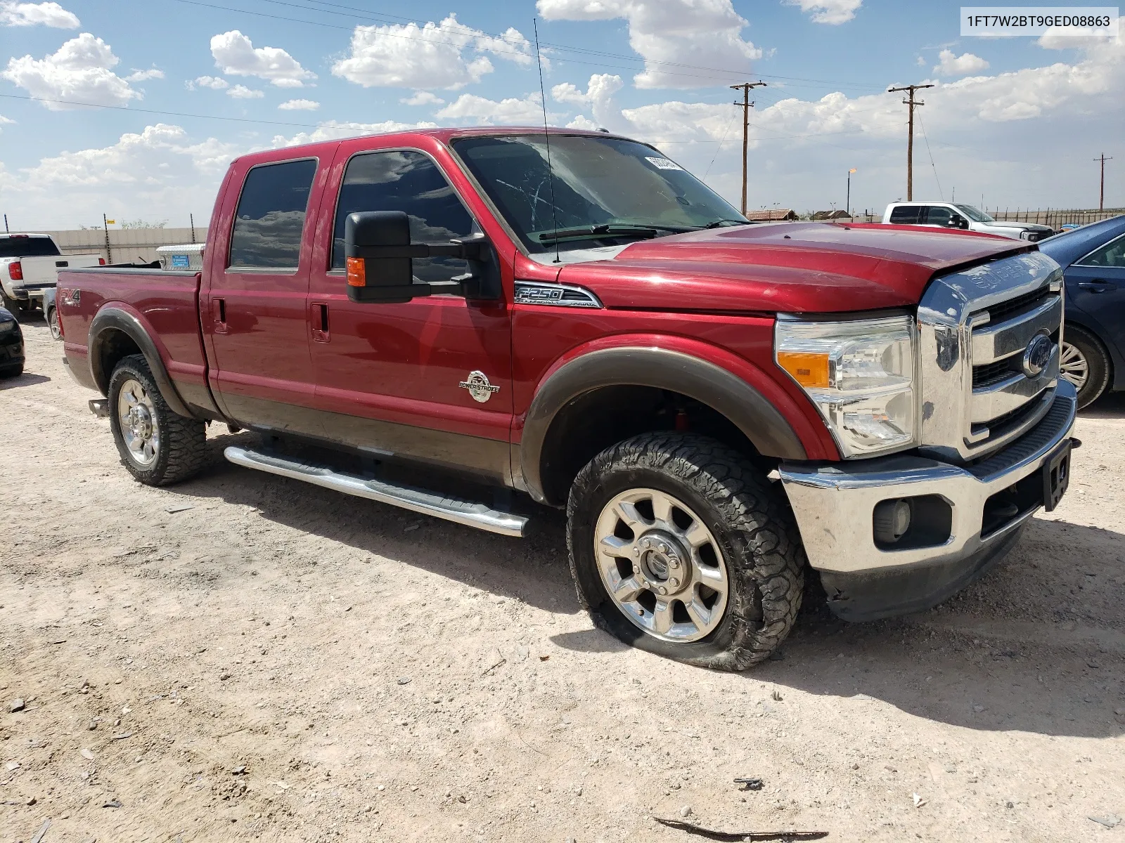 2016 Ford F250 Super Duty VIN: 1FT7W2BT9GED08863 Lot: 68024964