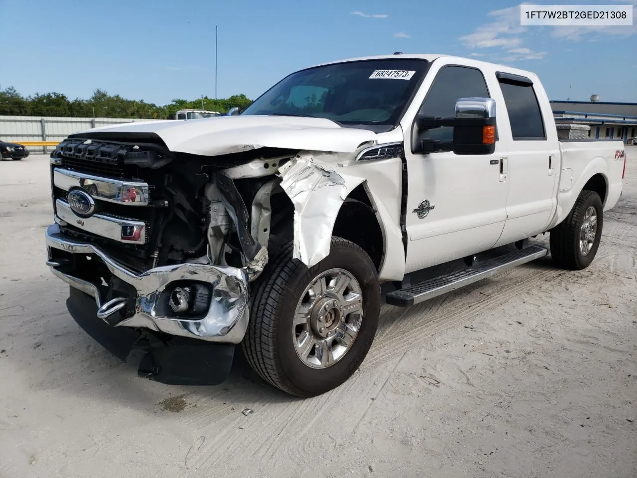 2016 Ford F250 Super Duty VIN: 1FT7W2BT2GED21308 Lot: 68247573