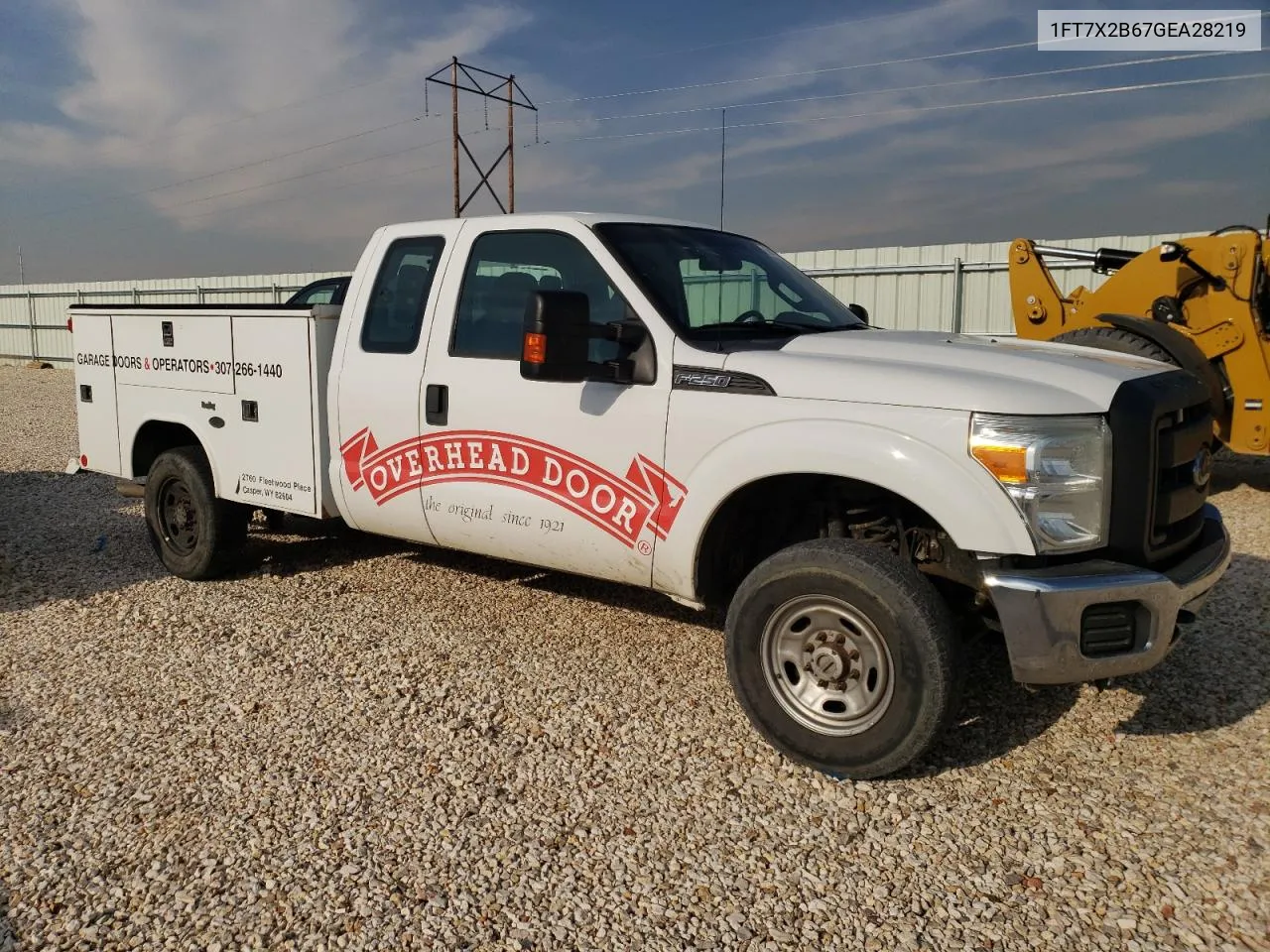 2016 Ford F250 Super Duty VIN: 1FT7X2B67GEA28219 Lot: 68475804