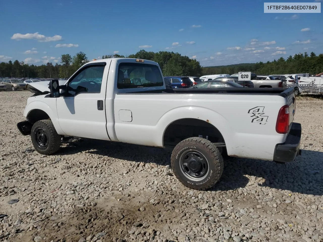 2016 Ford F250 Super Duty VIN: 1FTBF2B64GED07849 Lot: 69860924