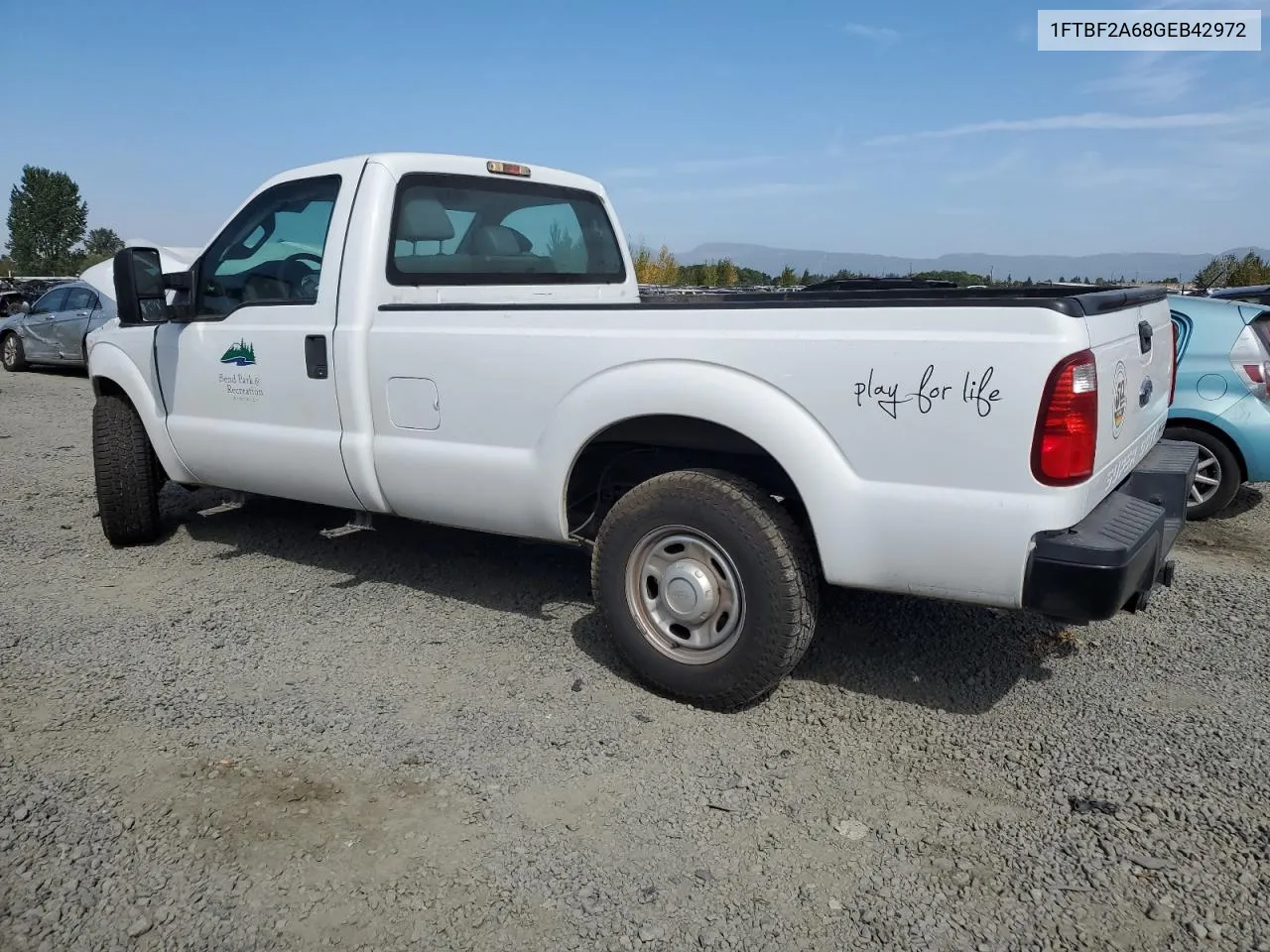 2016 Ford F250 Super Duty VIN: 1FTBF2A68GEB42972 Lot: 70245964