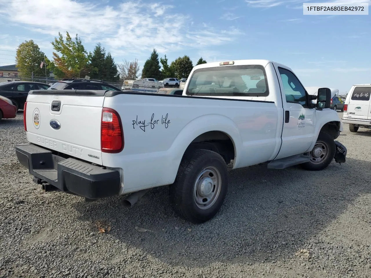 2016 Ford F250 Super Duty VIN: 1FTBF2A68GEB42972 Lot: 70245964