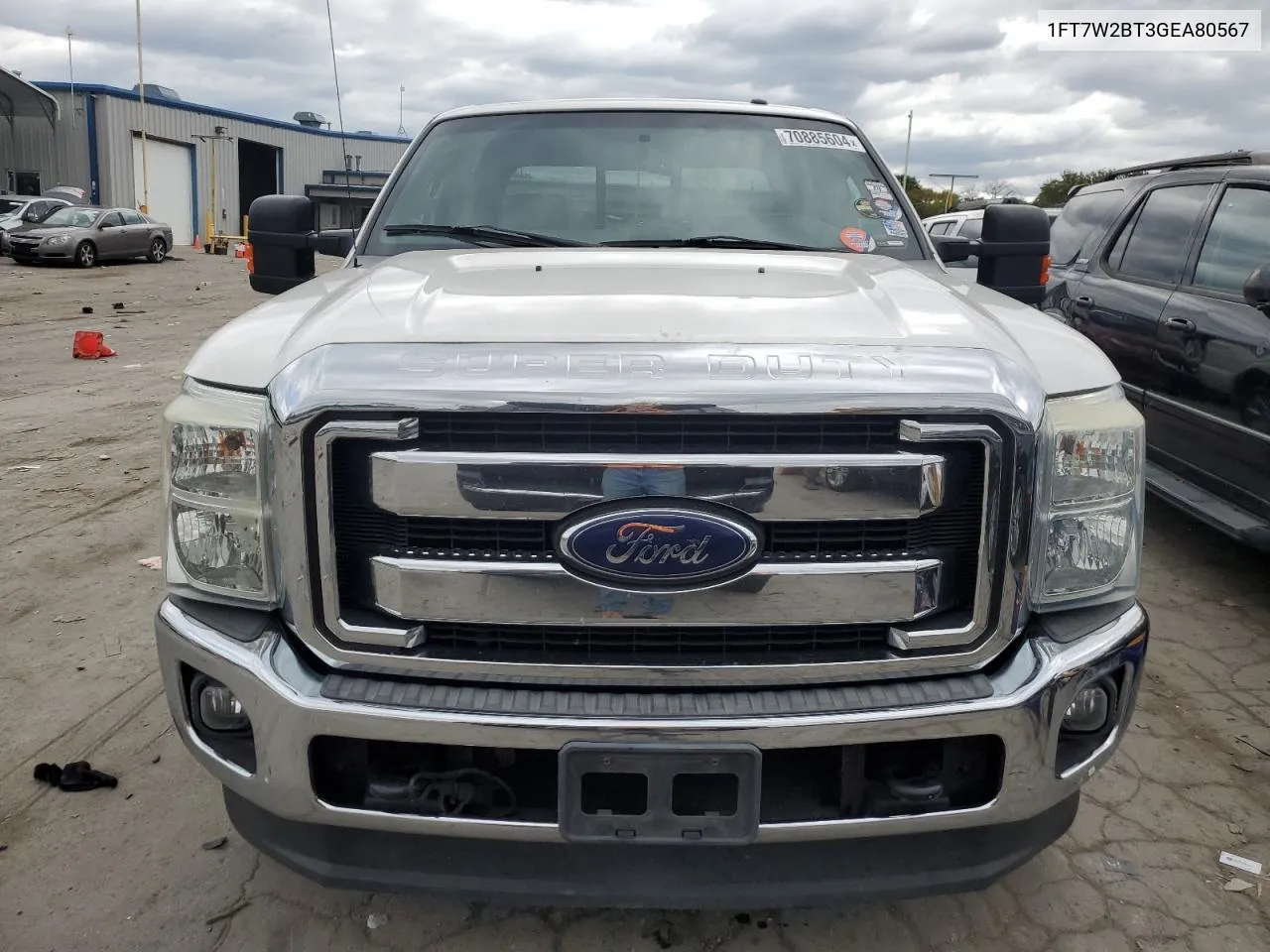 2016 Ford F250 Super Duty VIN: 1FT7W2BT3GEA80567 Lot: 70885604